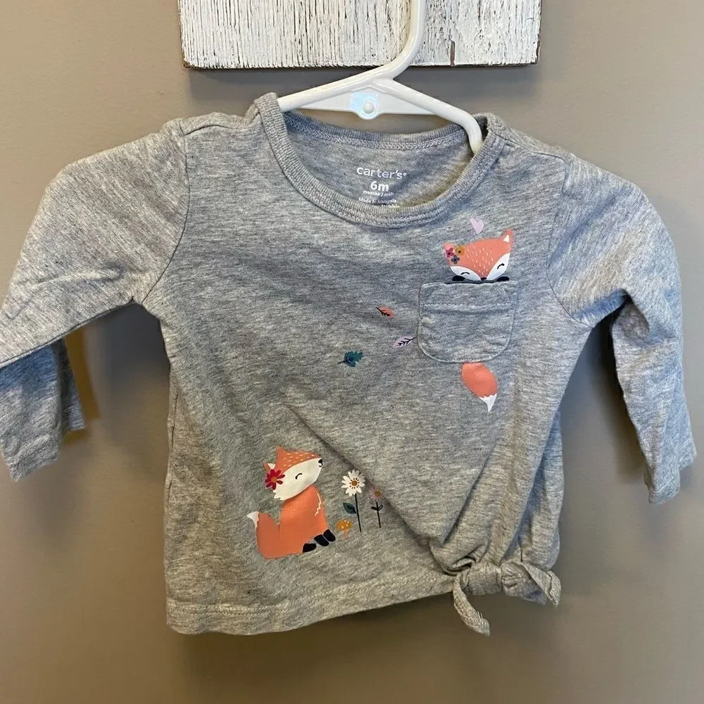 Carter’s 6 month fox pants and shirt